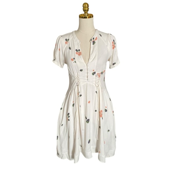 FREE PEOPLE Dream Girl Dress ASO Jane The Virgin Size 4 Babydoll - Picture 8 of 13